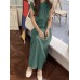 Textured Stand Collar Sleeveless Maxi Dress With Belt