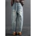 Retro Patch Embroidered Jeans Women's Spring Loose Harem Pants